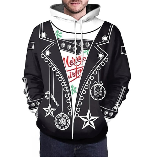

Men's Unisex Hoodie Pullover Hoodie Sweatshirt Graphic Prints Print Hooded Daily Sports 3D Print Designer Casual Hoodies Sweatshirts Long Sleeve Black