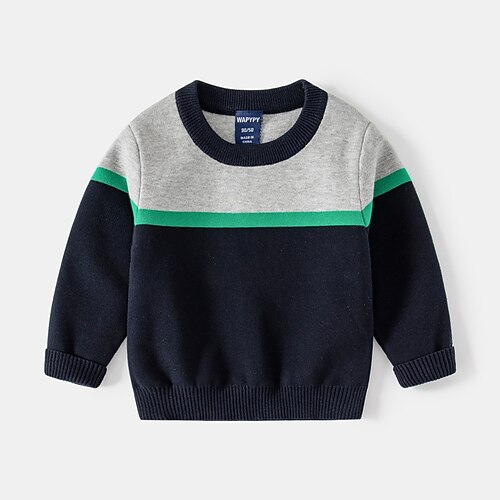 

children's sweater wholesale 2022 autumn and winter children's clothing new boy wool bottoming shirt baby fashion patchwork pullover