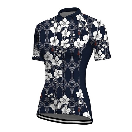 

21Grams Women's Cycling Jersey Short Sleeve Bike Jacket Tracksuit Jersey with 3 Rear Pockets Mountain Bike MTB Road Bike Cycling Quick Dry Royal Blue Graphic Animal Sports Clothing Apparel / Stretchy