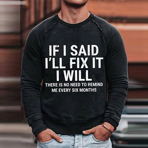 

Men's Sweatshirt Pullover Graphic Letter Print Daily Holiday Going out Hot Stamping Streetwear Casual Hoodies Sweatshirts Long Sleeve Black Gray