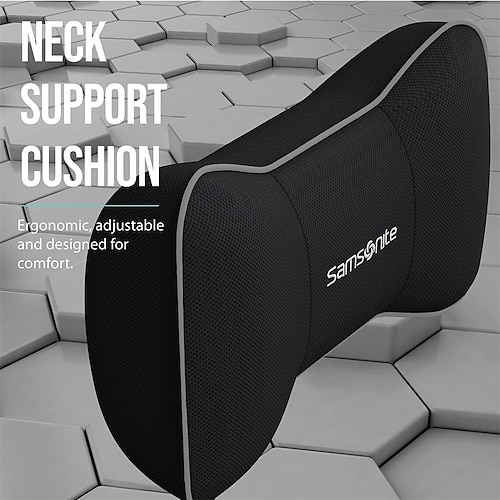 

Car Neck Pillow-Neck Pain Relief Pillow100% Soft Memory FoamWashable CoverErgonomic DesignAdjustable StrapOver 5 Yrs Service Life