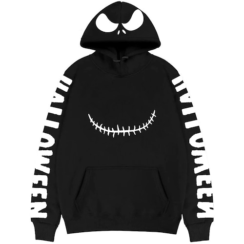 

Inspired by The Nightmare Before Christmas Skeleton / Skull Ghost Sally Hoodie Cartoon Manga Anime Front Pocket Graphic Hoodie For Men's Women's Unisex Adults' Hot Stamping 100% Polyester
