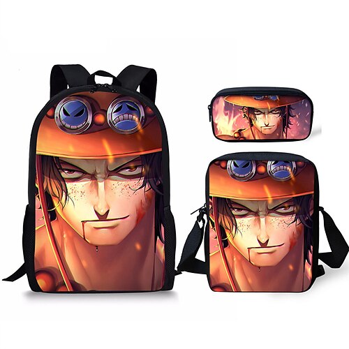

One Piece Onepiece Anime Peripheral Backpack Shoulder Bag Large Capacity Student Pencil Case