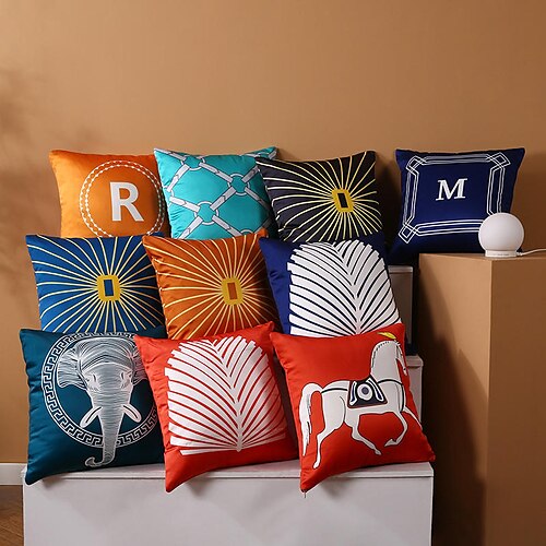 

Cotton Quality Throw Pillowcase Palace Style Trend Smooth Mercerized Pillowcase Living Room Bedroom Sofa Cushion Cover Modern