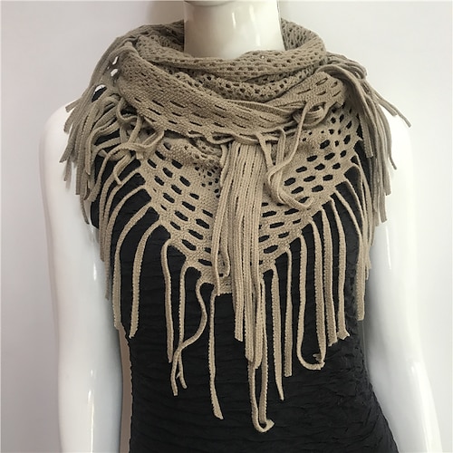 

Women's Scarves Shawl Daily Holiday Cotton Polyester Casual Bohemia Warm 1 PC