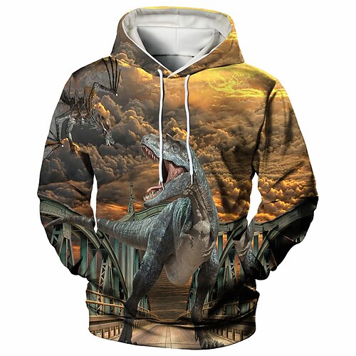 

Men's Unisex Pullover Hoodie Sweatshirt Hooded Color Block Graphic Prints Print Daily Sports 3D Print Streetwear Casual Hoodies Sweatshirts Long Sleeve Yellow