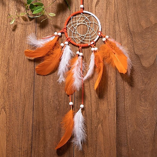 

malang ins wind creative dream catcher diy material bag crafts dream catcher feather wind chime pendant dream catcher