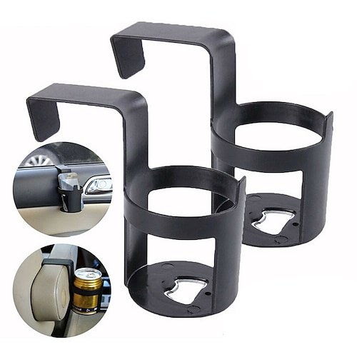 

StarFire 2PCS Universal Car Truck Door Cup Seat Back Mount Beverage Drink Bottle Holder Stand Rack For Auto Vehicle interior Supplies