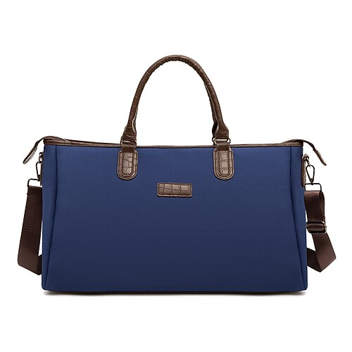 

Women's Large Capacity Packable Denim Car Backseat Organizer Travel Bag Zipper Solid Color Shopping Daily Black Khaki Dark Blue Brown