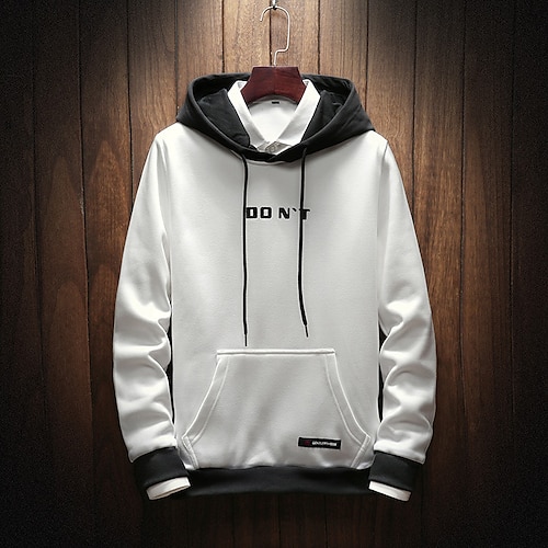 

Homme Sweat à capuche Sweat à capuche zippé Bleu Kaki Rouge Blanche Noir Col Ras du Cou Graphic Lettre Imprime Poche Sport Loisir Vêtement de rue Frais Design Casual Hiver Automne Vêtement Tenue