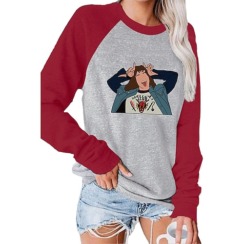 

Inspired by Stranger Things Hellfire Club Eddie Munson T-shirt Anime 100% Polyester Anime Graphic Street Style T-shirt For Men's / Women's / Couple's