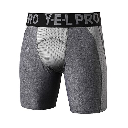 

Men's Running Shorts Base Layer Mesh Base Layer Athletic Athleisure Breathable Quick Dry Moisture Wicking Fitness Gym Workout Running Sportswear Activewear Black Blue Gray