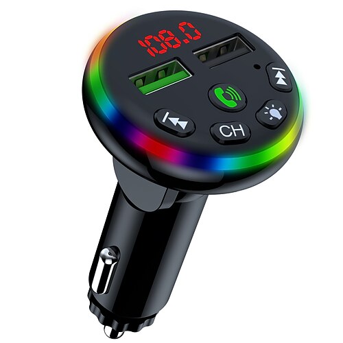 

F13 Bluetooth Car Kit Car Handsfree Bluetooth Car MP3 FM Modulator FM Transmitters FM Radio Car