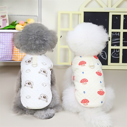 

Dog Cat Sweatshirt Animal Cute Sweet Dailywear Casual Daily Winter Dog Clothes Puppy Clothes Dog Outfits Soft Red Brown Costume for Girl and Boy Dog Cotton S M L XL 2XL