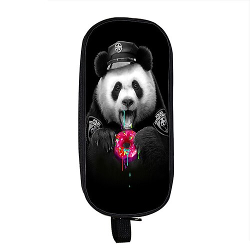

Unicorn Panda Pencil Bag Creative Korean Polyester Vertical Square Children's Pencil Bag