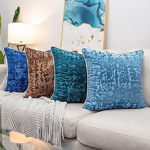 

Textured Short Plush Double Side Cushion Cover 1PC Soft Decorative Square Throw Pillow Cover Cushion Case Pillowcase for Bedroom Livingroom Indoor Cushion for Sofa Couch Bed Chair