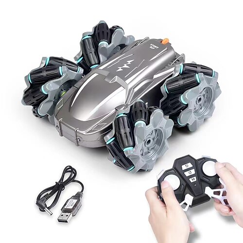 

Roll stunt car remote control car 360-degree flip SUV drift car charge move child toy car Boy