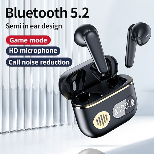 

YYK750 True Wireless Headphones TWS Earbuds In Ear Bluetooth 5.2 Ergonomic Design Fast Charging Automatic Ear Detection for Apple Samsung Huawei Xiaomi MI Yoga Fitness Gym Workout Mobile Phone
