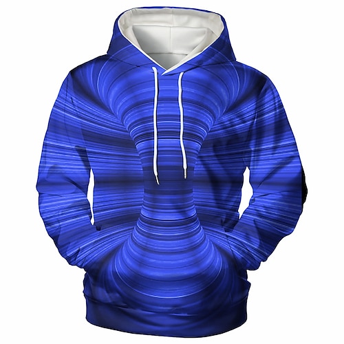 

Hombre Unisexo Sudadera Con Capucha Azul Piscina Con Capucha Bloque de color Estampados Estampado Diario Deportes Impresión 3D Ropa de calle Casual Grande y alto Primavera Otoño Ropa Sudaderas con