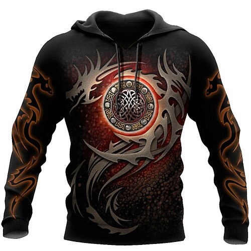 

Men's Unisex Hoodie Pullover Hoodie Sweatshirt Graphic Prints Print Hooded Daily Sports 3D Print Designer Casual Hoodies Sweatshirts Long Sleeve Wine