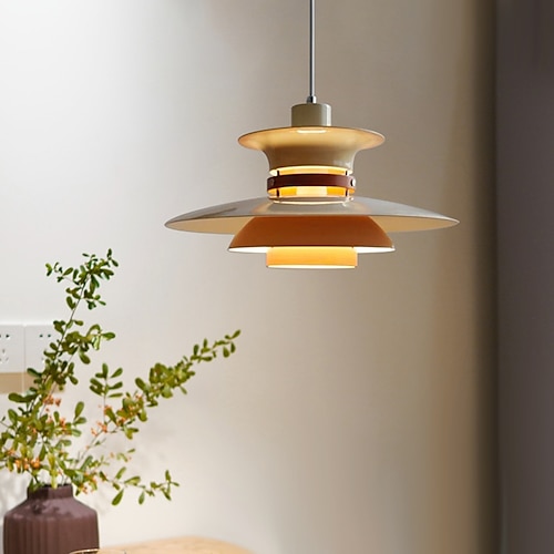 

32cm Single Design Island Design Pendant Light Metal Painted Finishes Island Nordic Style 85-265V