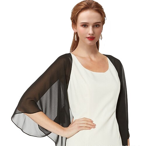 

Women's Shrugs Plain Holiday Beach Shrugs Sleeveless V Neck Casual Beach Green White Black One-Size