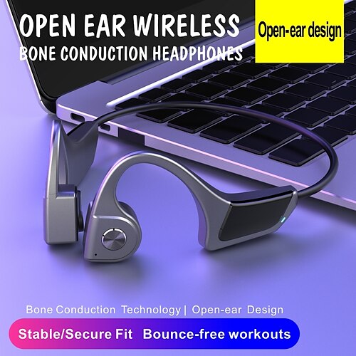 

F806 Bone Conduction Headphone Ear Hook Bluetooth4.1 LED Light Ergonomic Design Stereo for Apple Samsung Huawei Xiaomi MI Yoga Camping / Hiking Running Mobile Phone