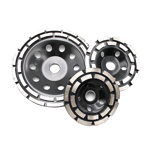 

1PC Black Diamond Double Row Grinding Wheel 115-125-180mm Wall Grinding Disc For Electric Grinding