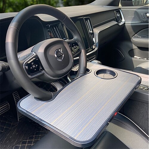 

1pcs Car Steering Wheel Tray Easy to Install Durable Space-saving Plastic For SUV Truck Van