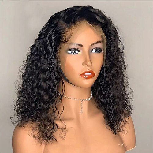 

Human Hair 13x4 Lace Front Wig Free Part Brazilian Hair Body Wave Black Wig 150% Density with Baby Hair Glueless Pre-Plucked For wigs for black women Long Human Hair Lace Wig