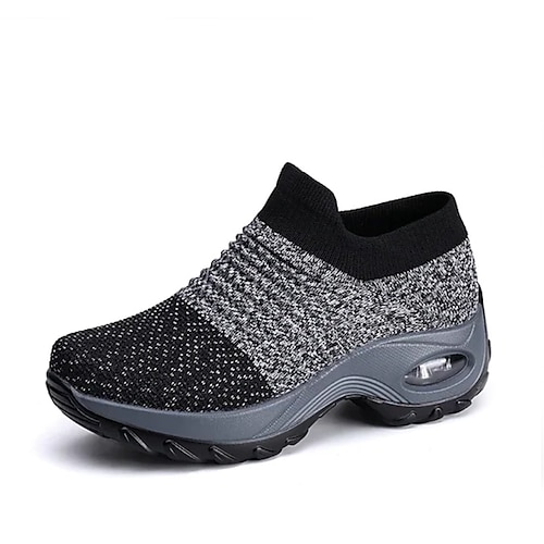 

Per donna scarpe da ginnastica Scarpe da ginnastica Scarpe Flyknit Esterno Ufficio Sportivo Inverno Zeppa Punta tonda Per sport Informale Escursionismo Footing A maglia Tessitura volante Mocassino