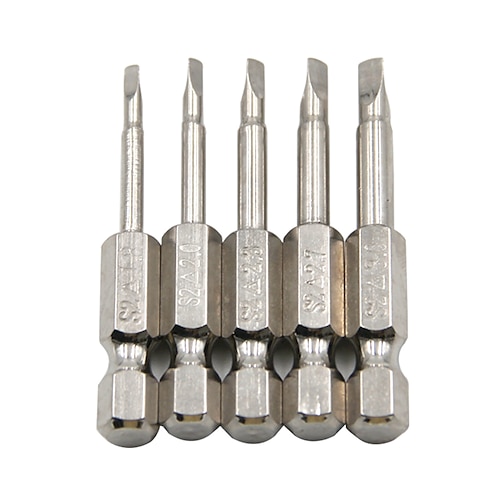 

5Pcs/lot S2 Steel Magnetic Triangle Head Screwdriver Bits 50mm 1/4 Hex Shank Nozzle Pneumatic Screwdriver Electric Head