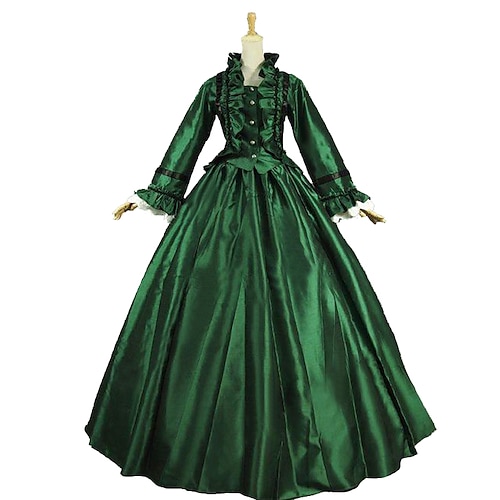 

Rococò Vittoriano Da principessa Abito vintage Vestito da Serata Elegante Stile Carnevale di Venezia Abito da ballo Per donna Costume Vintage ▾ Cosplay Feste Halloween Carnevale Manica lunga Abito