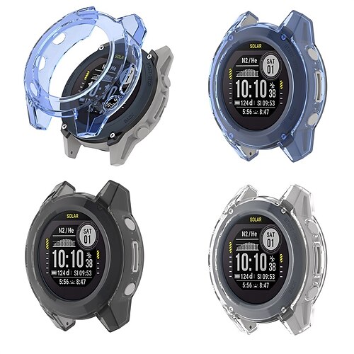 

1 Pack Watch Case Compatible with Garmin Descent G1 Scratch Resistant Bumper Full Cover All Around Protective TPU Watch Cover