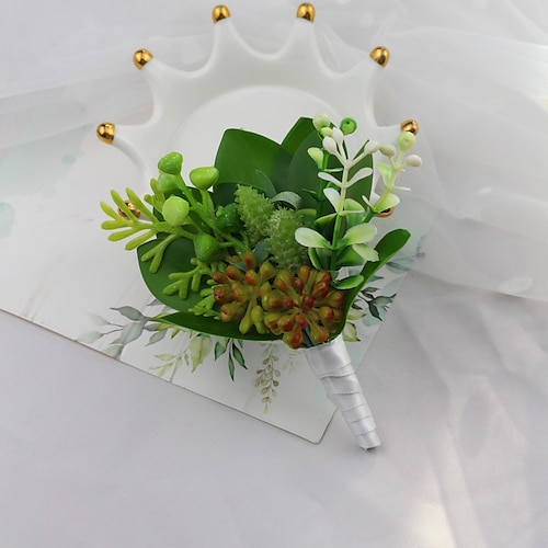 

Bryllup håndled blomster Rose I Revers Bryllup / Speciel Lejlighed Plastikskal Tradisjonell / Klassisk