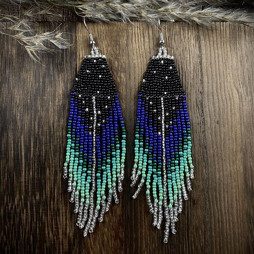 

Women's Earrings Ethnic Style Street Color Block Earring