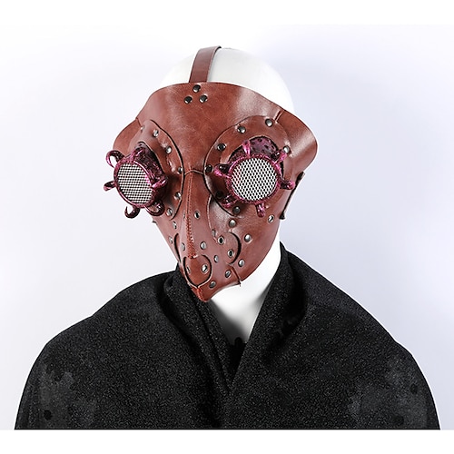 

Plague Doctor Retro Vintage Punk & Gothic Medieval Steampunk 17th Century Mask Masquerade Men's Women's Costume Vintage Cosplay Party / Evening Mask Masquerade