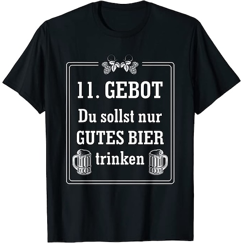 

Inspired by Oktoberfest Beer Craft Cosplay Costume T-shirt Classic Street Style T-shirt For Men's Women's Unisex Adults' Hot Stamping 100% Polyester