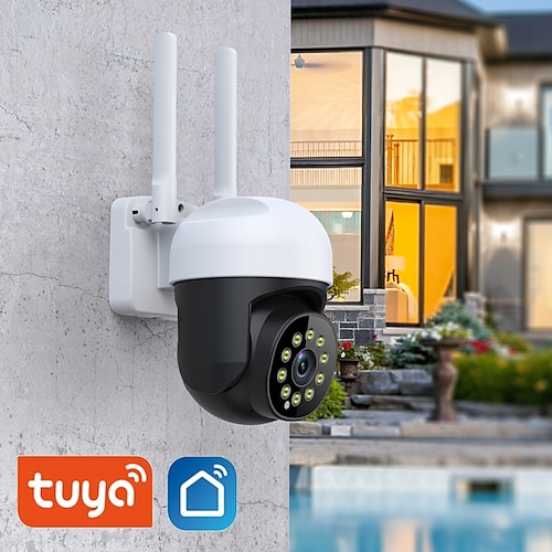 

Tuya Smart Life PTZ Camera Outdoor Security IP WIFI Alexa Google Home 2MP 3MP 4MP Auto Tracking Cloud Loudspeaker Audio Night Vision