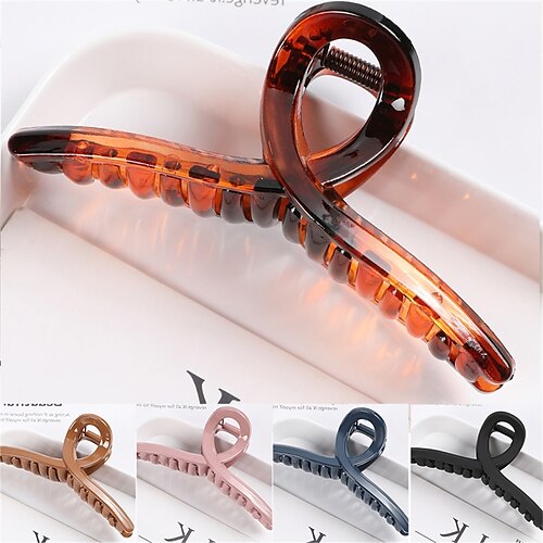 

Korean Version of the New Hair Accessories Women's Lazy Wind Grip Clip Cross the Back of the Head Dish Hair Catch Wash Claw Clip