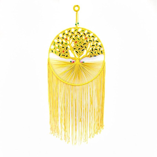 

bohemian dream catcher wall decoration home decoration ornament cotton rope tassel wall decoration hand woven dream catcher