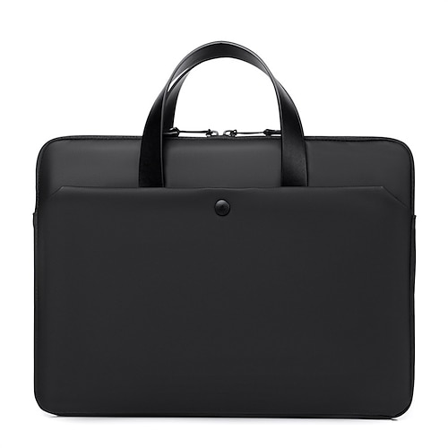 

Laptop Briefcases 14"" 15.6"" inch Compatible with Macbook Air Pro, HP, Dell, Lenovo, Asus, Acer, Chromebook Notebook Laptop Case Expandable Bag Waterpoof Shock Proof With Handle PU Leather Solid Color