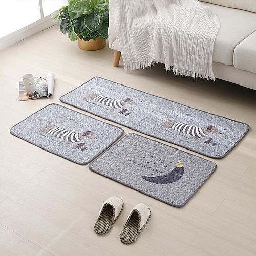 

Rug Floor Mat Non-Slip Soft Doormats Bath Carpet Floor Runner Area Rugs for Home Dining Living Room Bedroom