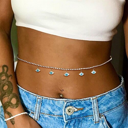 

Women's body chain Casual Street Geometry Headwear