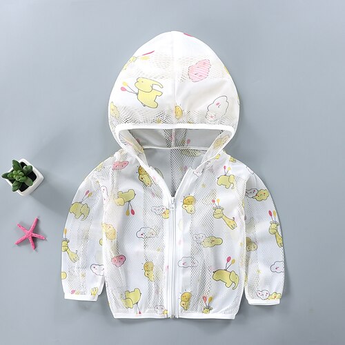 

Kids Unisex Hoodie Cartoon Outdoor Long Sleeve Fashion 3-10 Years Spring Pink Yellow Rainbow