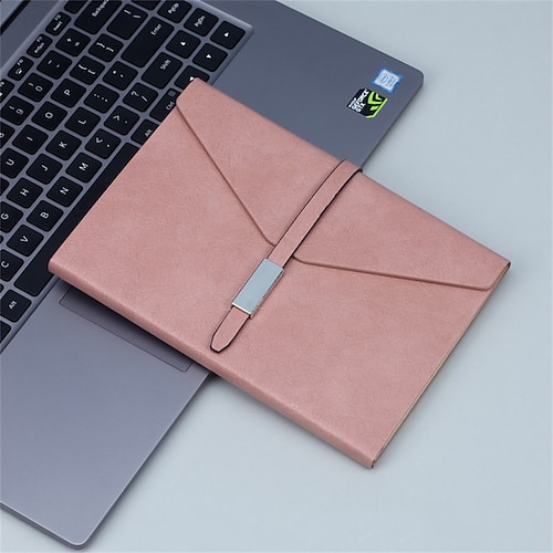 

Journal Notebook Lined A5 5.8×8.3 Inch Solid Color PU SoftCover Portable 200 Pages Notebook for School Office Business