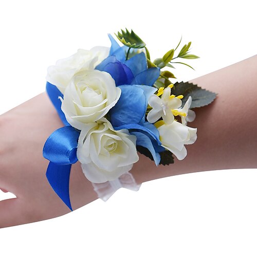 

Wedding wrist flowers Fabric Wedding Party Polyester / Polyamide Modern Contemporary