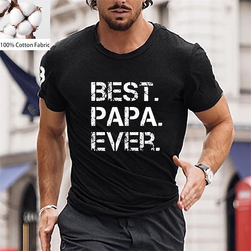

100% Cotton Series Men's T shirt Tee Hot Stamping Graphic Prints Star Crew Neck Street Daily Print Short Sleeve Tops Designer Casual Big and Tall Sports Summer
