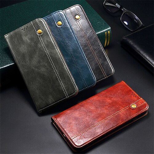 

Phone Case For Nothing Phone 1 Wallet Card Nothing Phone 1 with Stand Card Holder Slots Magnetic Flip Solid Colored TPU PU Leather