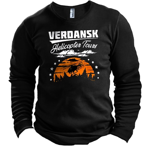 

Men's Unisex T shirt Tee Letter V Neck Green Black Gray Navy Blue Long Sleeve Hot Stamping Outdoor Street Print Tops Basic Sports Designer Simple